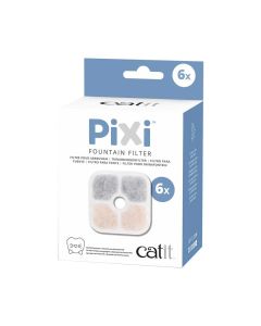Catit PIXI Fountain Filter 6 pack