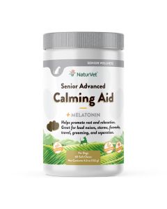 NaturVet Senior Advanced Calming Aid Soft Chews 60 ct