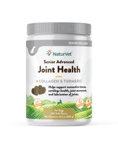 NaturVet Senior Advanced Joint Health Soft Chews 120ct