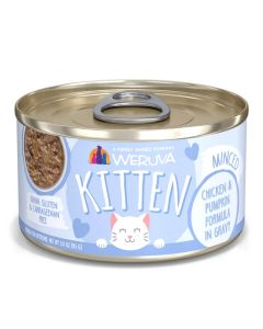 WERUVA Kitten Minced Chicken & Pumpkin Formula in Gravy 3 oz.