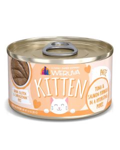WERUVA Kitten Pate Tuna & Salmon Formula in Hydrating Puree 3 oz.