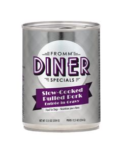 Fromm Diner Specials Slow Cooked Pulled Pork Canned Dog Food 12 oz.