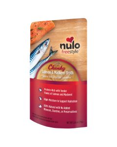 Nulo Freestyle Chunky Salmon & Mackerel Broth 2.8oz