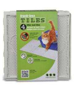 Van Ness Trackless Litter Mat Tiles 4pk