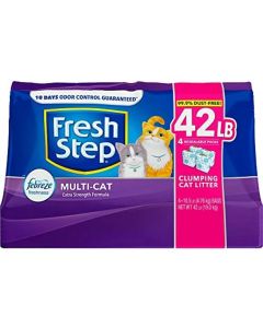 Fresh Step Multi-Cat Litter with Febreze 42 lbs.
