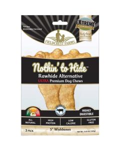 Fieldcrest Farms Nothin' to Hide Ultra 5" Wishbones Beef Flavored 2 pack