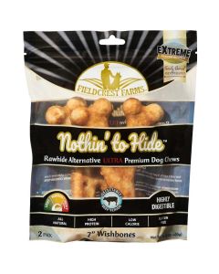 Fieldcrest Farms Nothin' to Hide Ultra 7" Wishbones Beef Flavored 2 pack