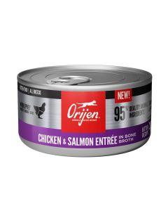 Orijen Chicken & Salmon Entree in Bone Broth Kitten Recipe 3 oz.