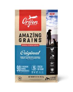 Orijen Amazing Grains Original Dry Dog Food 22.5 lbs.