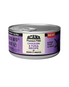 ACANA Premium Pâté Chicken & Tuna Recipe in Bone Broth for Kittens