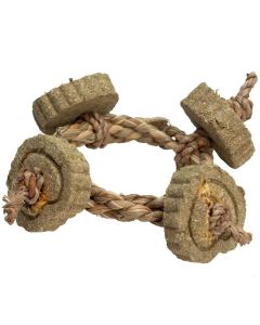 A&E Cage Company Nibbles Tim Hay Braided Rope Circle