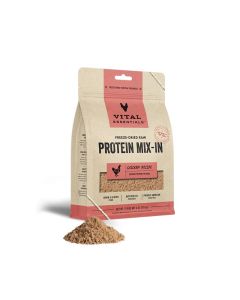 Vital Essentials Freeze-Dried Raw Protein Mix-In Chicken Recipe  Ground Topper for Dogs 6 oz.