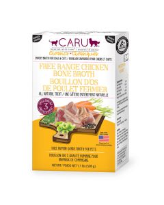 Caru Classic Free Range Chicken Bone Broth for Dogs & Cats 1.1 lbs