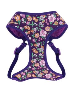 Coastal Purple Floral Pet Attire Ribbon Harness XXS