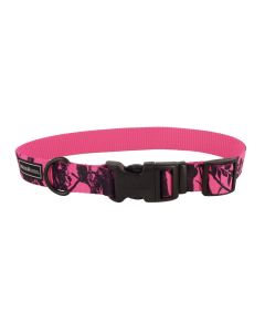 Coastal Water & Woods Pink Tree Collar 1" x 14"-20"
