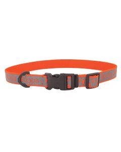 Coastal Water & Woods Orange Reflective Lead 1" x 18"-26"