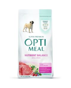 Optimeal Nutrient Balance Small Breed Lamb & Rice Recipe 3.3 lbs