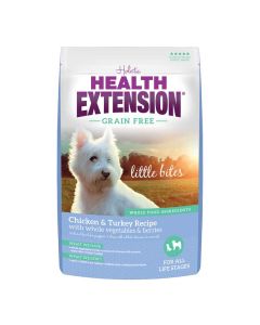 Health Extension Little Bites Chicken Turkey Kibble Grain Free 3.5 lbs