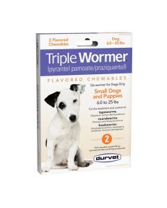 Durvet Triple Wormer for Small Dogs & Puppies 2 ct.
