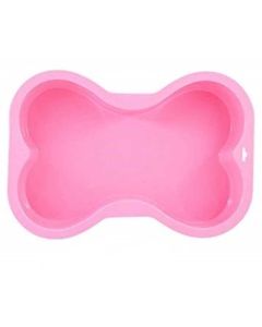 Puppy Cake Pink Silicone Dog Bone Cake Pan