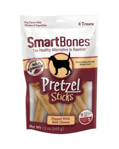 SmartBones Pretzel Sticks Dipped with Real Cheese