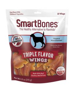 SmartBones Triple Flavor Wings with Real Chicken, Beef & Pork