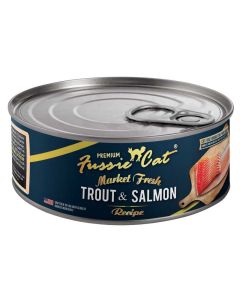 Fussie Cat Market Fresh Trout & Salmon Recipe 5.5 oz.