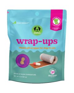 Stashios Wrap-Ups Peanut Butter Flavor Pliable Pill Wrapper for Dogs & Cats