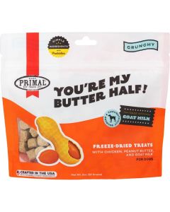 Primal You're My Butter Half Freeze-Dried Treats w/ Chicken, Peanut Butter and Goat Milk 2 oz.