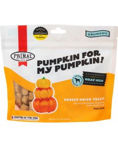 Primal Pumpkin For My Pumpkin Freeze-Dried Treats w/ Chicken, Pumpkin and Goat Milk 2 oz