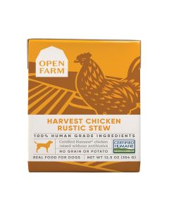 Open Farm Harvest Chicken Rustic Stew Wet Dog Food 12.5 oz