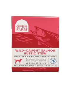 Open Farm Wild-Caught Salmon Rustic Stew Wet Dog Food 12.5 oz