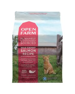 Open Farm Wild-Caught Salmon Dry Cat Food 4 lbs