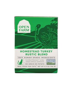 Open Farm Homestead Turkey Rustic Blend Wet Cat Food 5.5 oz