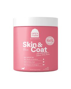 Open Farm Skin & Coat Supplement Chews for Dogs 90 ct