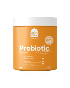 Open Farm Probiotic Supplement Chews for Dogs 90 ct