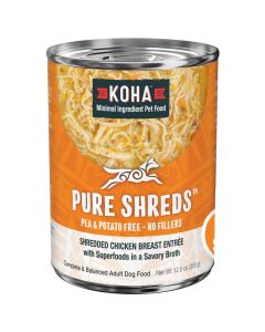 KOHA Pure Shreds Shredded Chicken Breast Entree for Dogs 12.5 oz.