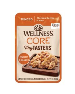 Wellness CORE Tiny Tasters Minced Chicken Recipe for Cats 1.75 oz.