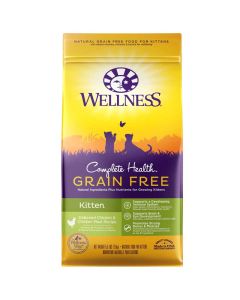 Wellness Complete Health Grain Free Kitten Deboned Chicken & Chicken Meal Recipe Cat Food 5.5 lb