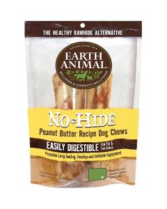 Earth Animal No-Hide Peanut Butter Dog Chew Small 2pk