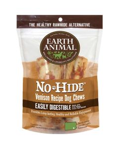 Earth Animal No-Hide Venison Dog Chew Medium 2pk