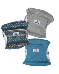 Pet Parents Belly Bands Premium Male Dog Wraps Warrior 3 pk  Medium