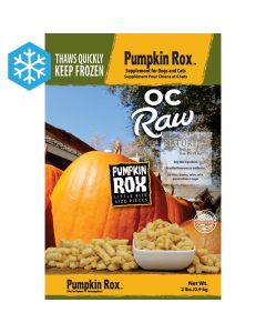OC Raw Pumpkin Rox Supplement for Dogs & Cats 2 lbs