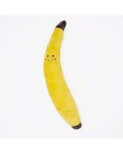 ZippyPaws Jigglerz Banana Plush Dog Toy