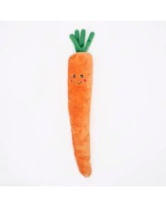 ZippyPaws Jigglerz Carrot Plush Dog Toy