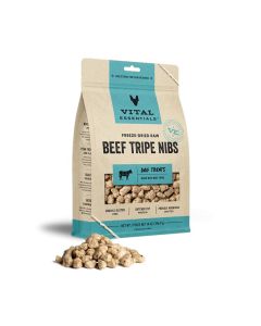 Vital Essentials Freeze-Dried Raw Beef Tripe Nibs Dog Treats 14 oz.