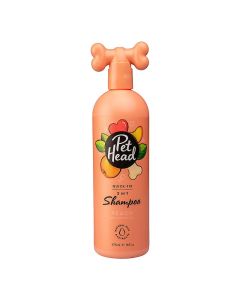 Pet Head Quick Fix 2 in 1 Shampoo Peach w/Argan Oil 16 oz.