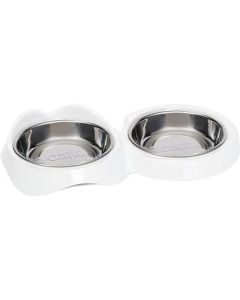 Catit Pixi Double Dish White