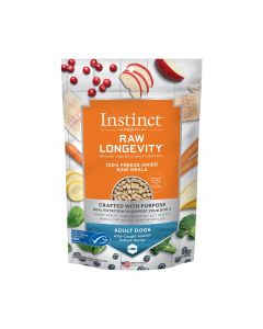 Instinct Raw Longevity 100% Freeze-Dried Raw Meals Adult Dogs Wild-Caught Alaskan Pollock Recipe 9.5 oz.