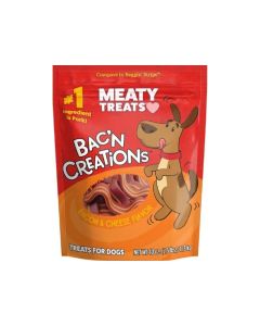 Meaty Treats Bac'n Creations Bacon & Cheese Dog Treats 40 oz.